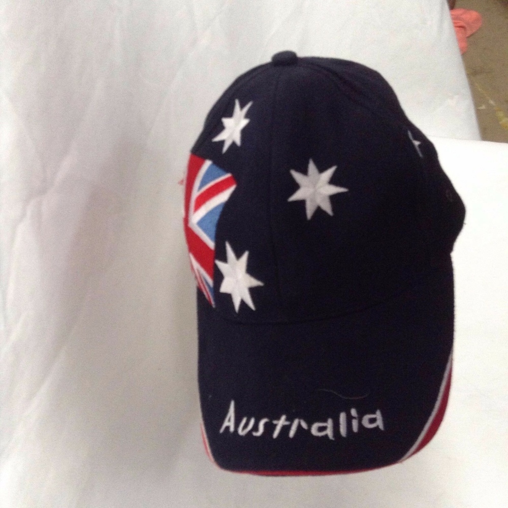 Australia Cap Hat Ausiouse Leather Peek One Size H